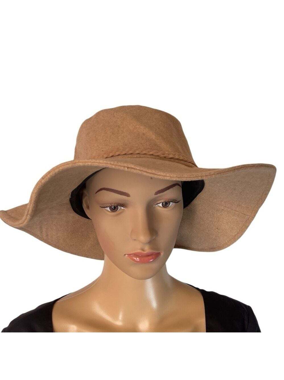 ASA Los Angeles Harper Floppy Hat Wool Blend Oatmeal OS Wintercore Soft Chic